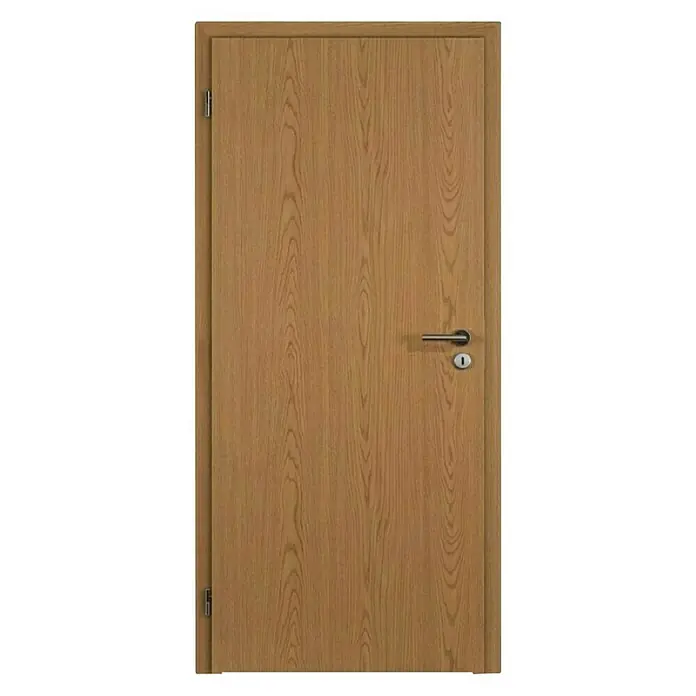 Doornite Sobna vrata - D x Š x V: 39 x 850 x 2.000 mm, DIN lijevo, Hrast - Pogled sprijeda
