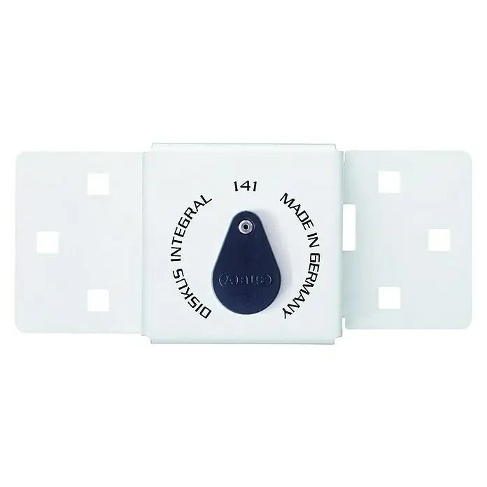 Abus Diskus Candado de disco 141/200+26/70 - An x Al: 21,4 x 7,9 cm, Acero inoxidable - Vista frontal