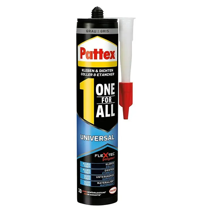 Pattex Montagekleber One for All - 420 g, Grau - Vorderansicht