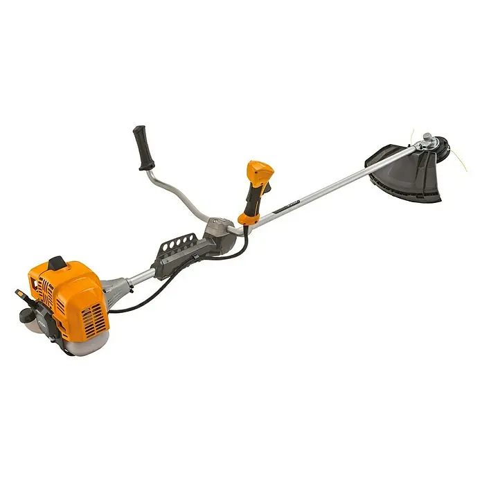 Stiga Benzine Motorzeis SBC 252 D - 1,55 kW, Snijbreedte: 45 cm draad/25,5 cm mes - Diagonaal zicht