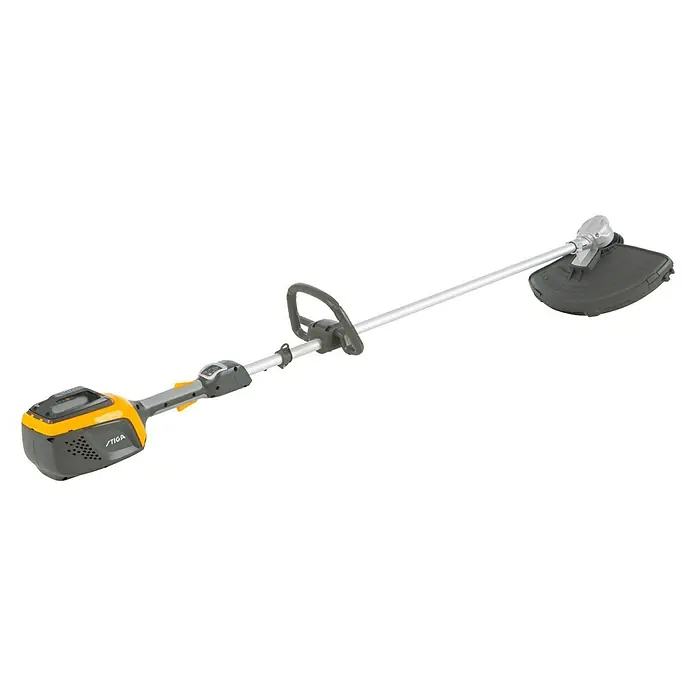 Stiga Accuzeis Akkusense SBC 500 AE - 48 V, Li-ion, Excl. accu, Snijbreedte: 38 cm draad/25,5 cm mes - Diagonaal zicht