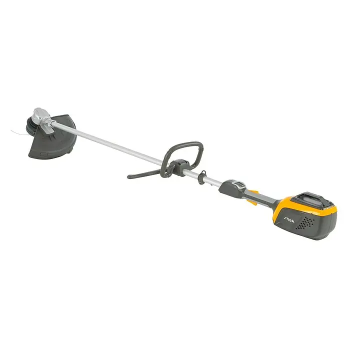 Stiga Accuzeis Akkusense SBC 500 AE - 48 V, Li-ion, Excl. accu, Snijbreedte: 38 cm draad/25,5 cm mes - Diagonaal zicht