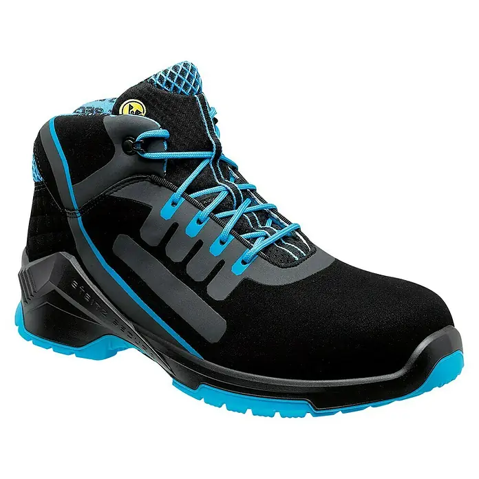 Steitz Secura Sicherheitshalbstiefel VD PRO 1800 SF - Schuhgröße: 46, S3, XB (extra breit) - Diagonale Ansicht