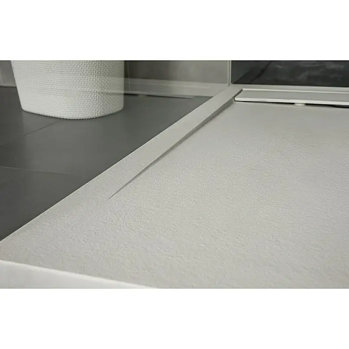 Tuš kada New York - D x Š: 120 x 80 cm, Kompozitni materijal, Bijele boje - Živopisni prikaz