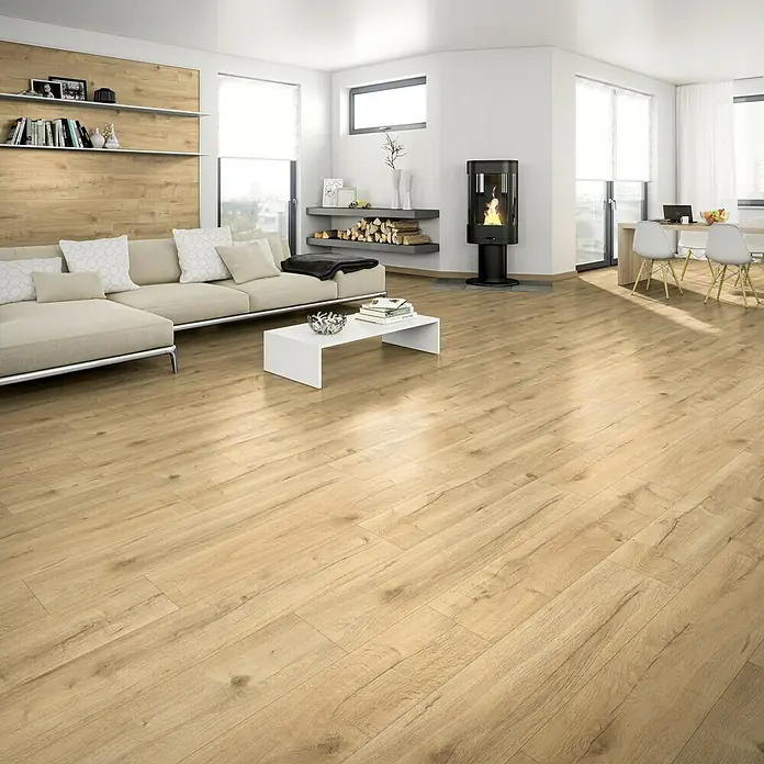 Laminat Königseiche - 1.292 x 246 x 8 mm, Rustikalni pod - Živopisni prikaz