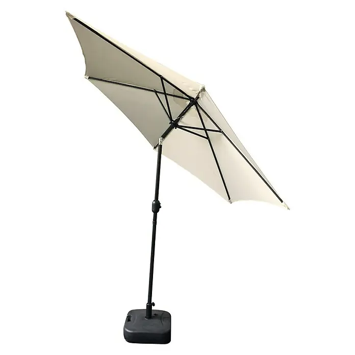 Parasol Arezzo - Crudo, Diámetro: 270 cm - Vista angular