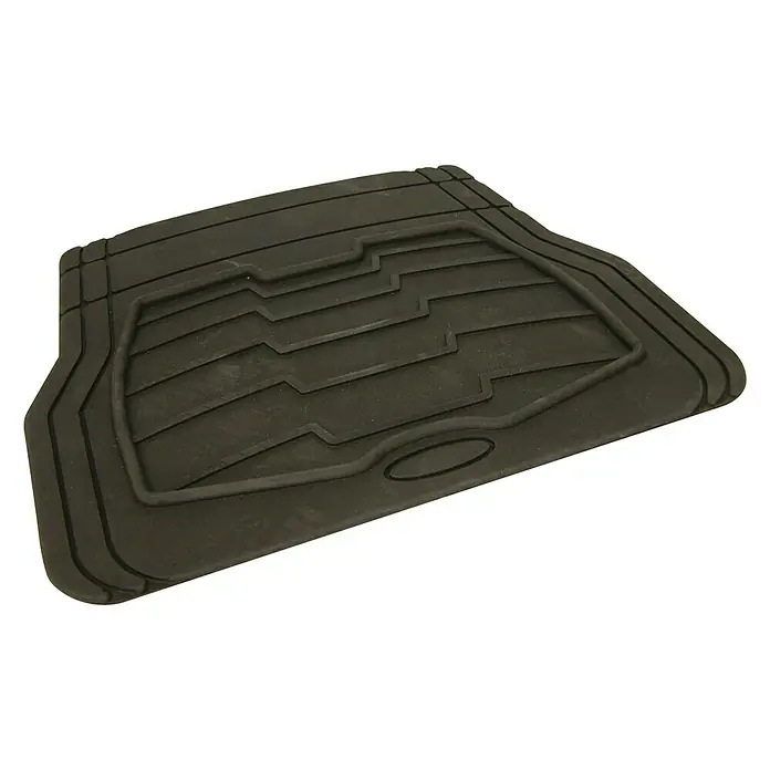 Carpoint Antislip-inlegmat Kofferbakmat Rubber - Kleur: Zwart - Top-down weergave