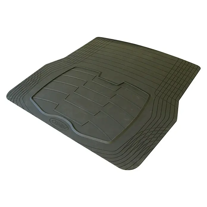 Carpoint Antislip-inlegmat Kofferbakmat Rubber - Kleur: Zwart - Top-down weergave
