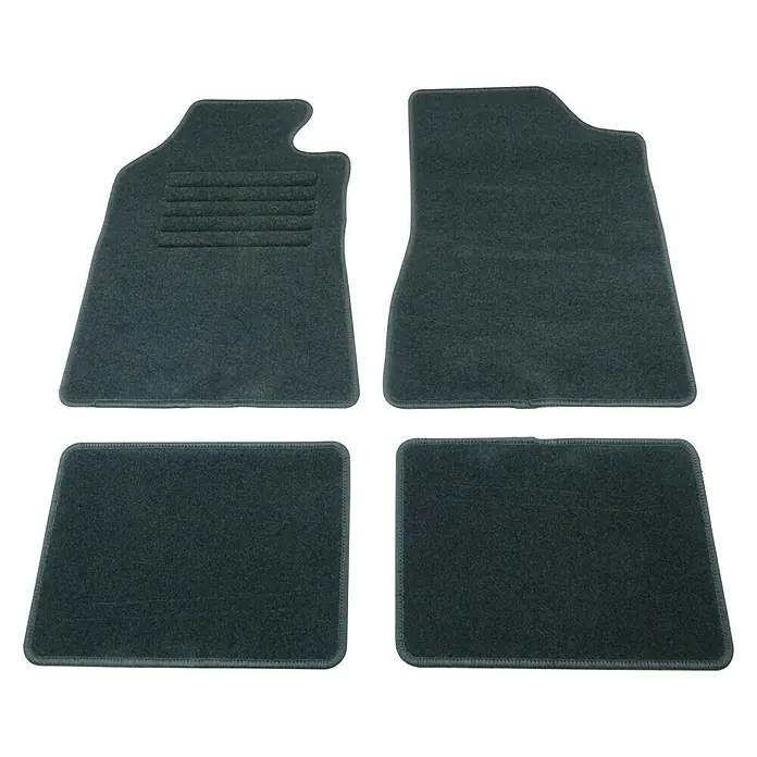 Carpoint Set automatten Type A Grafiet - Materiaal: Stof, Kleur: Antraciet, Inhoud: 4-delig - Top-down weergave