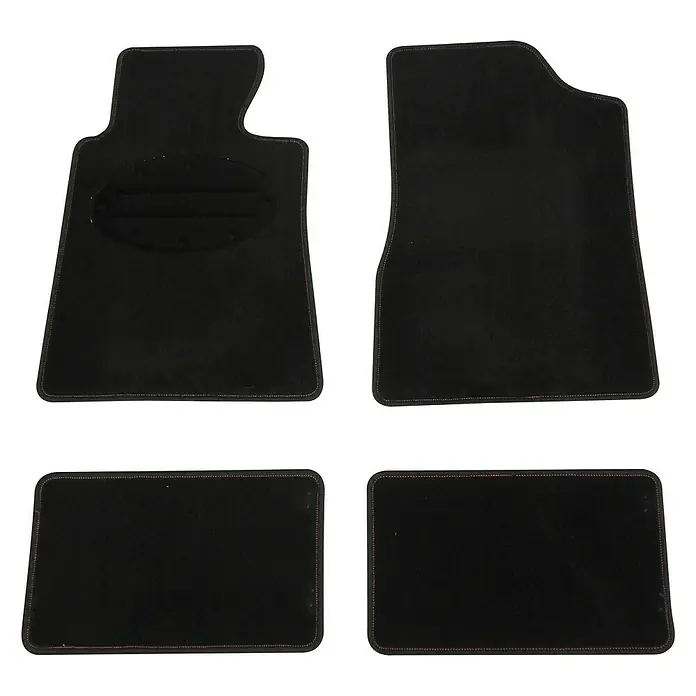 Carpoint Set automatten Comfortline Audi - Materiaal: Polyester, Kleur: Zwart, Inhoud: 4-delig - Top-down weergave