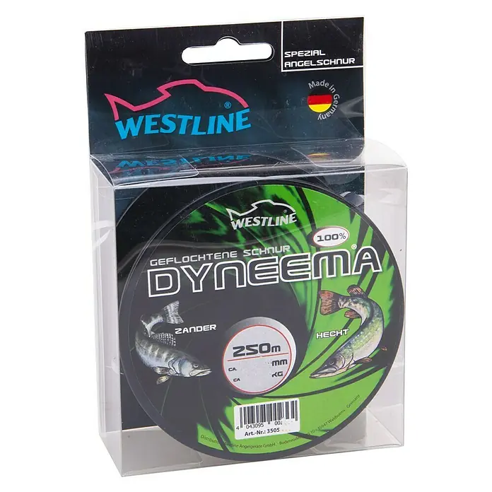 Westline Visdraad - Ø x l: 0,25 mm x 250 m, Groen, Draagvermogen: 19,8 kg - Diagonaal zicht