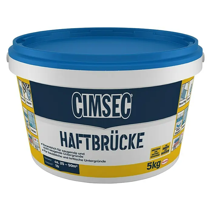 Cimsec Dispersionsanstrich Haftbrücke - 5 kg - Vorderansicht
