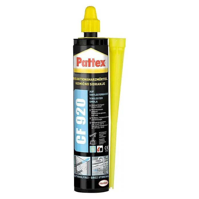Pattex Reaktionsharzmörtel CF 920 - 300 ml - Vorderansicht