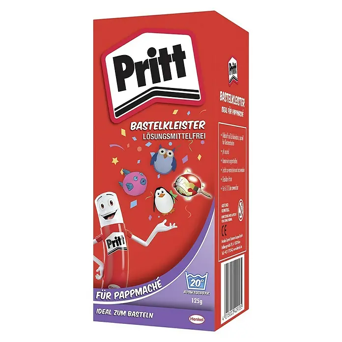 Pritt Bastelkleber - 125 g, Konservierungsmittelfrei - Vorderansicht