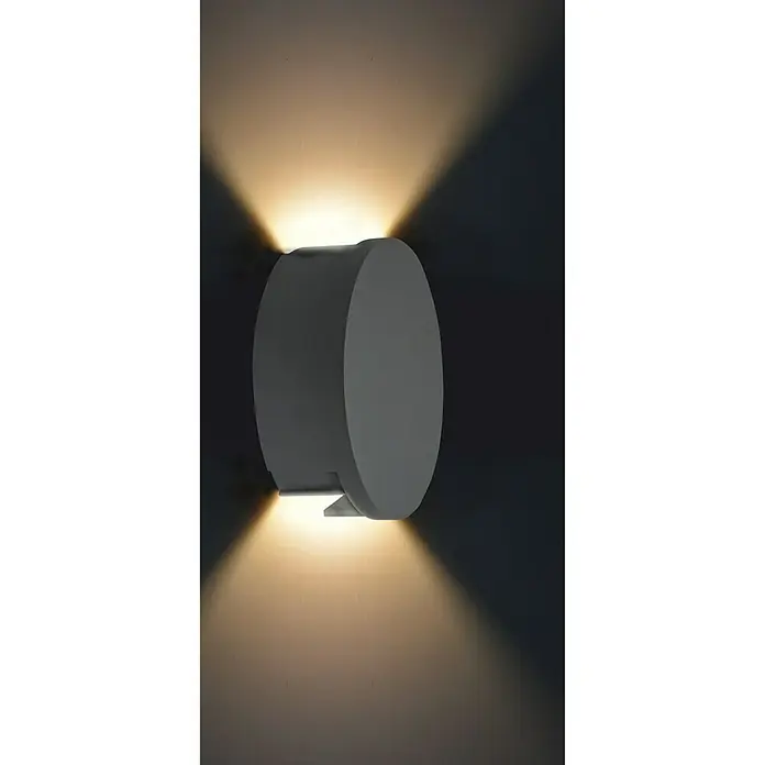 Starlux LED-Außenwandleuchte Genua - 9 W, Anthrazit, IP54 - Anwendungsbeispiel