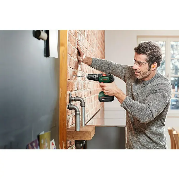 Bosch 18 V Power for All Akku-Schlagbohrschrauber UniversalImpact 18 - 18 V, 2 Akkus, 1,5 Ah, Leerlaufdrehzahl: 0 U/min - 1.450 U/min - Anwendungsbeispiel