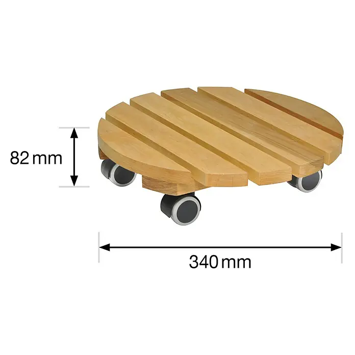 Gardol Voziček za rastline [SI] Classic Soft - Okoli, Jelša, Maksimalna obremenitev: 100 kg - Načrt