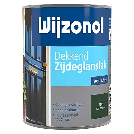 Wijzonol  Kleurlak Dekkend Zijdeglans 9305 Lauriergroen