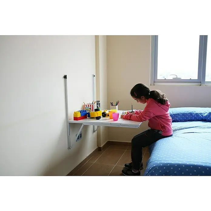 Simonrack Simonflex Hängeregal - L x B x H: 40 x 80 x 112,5 cm, Einklappbar, Weiß - Anwendungsbeispiel