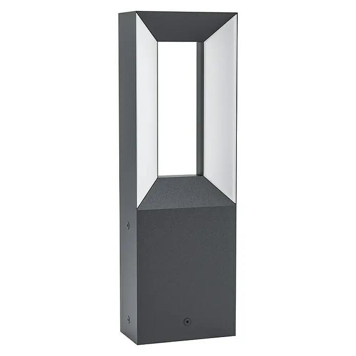Eglo Riforano Sobremuro exterior LED - 10 W, L x An x Al: 6 x 11 x 34 cm, Negro, Blanco, IP44 - Vista angular
