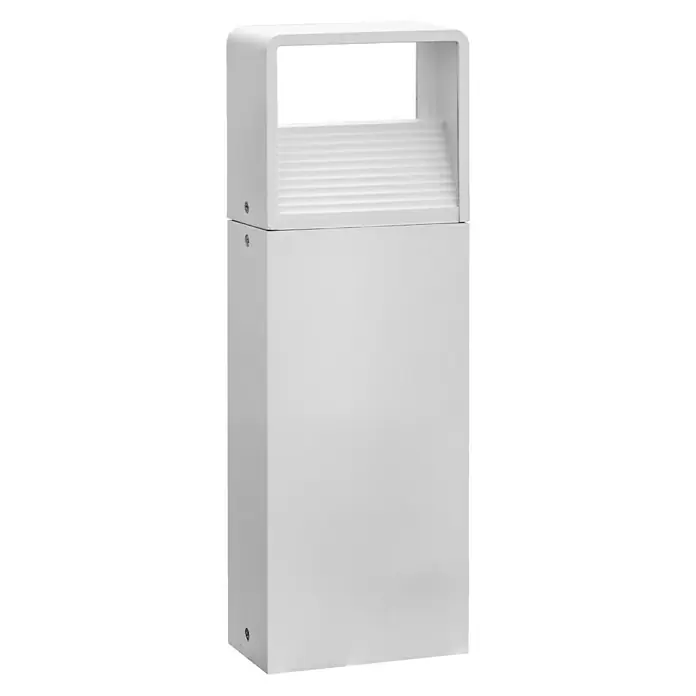 Eglo Doninni Sobremuro exterior LED - 1 luz, 6 W, Blanco cálido, IP44, Blanco - Vista angular