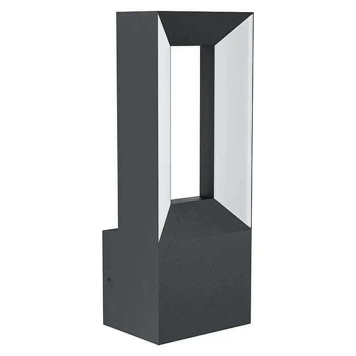 Eglo Riforano Aplique exterior LED - 10 W, L x An x Al: 8,5 x 11 x 29 cm, IP44 - Vista angular