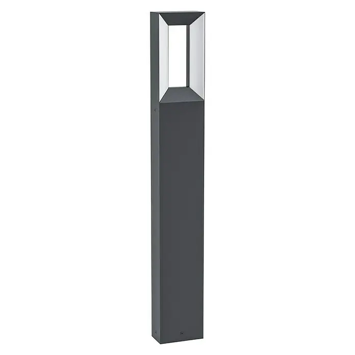 Eglo Riforano Baliza exterior LED - 10 W, L x An x Al: 6 x 11 x 77 cm, Negro, IP44 - Vista angular