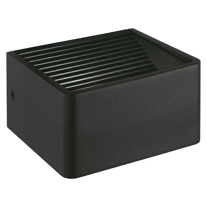 Eglo Doninni Aplique exterior LED Doninni - 6 W, 135 x 120 x 75 mm, Antracita, IP44 - Vista angular