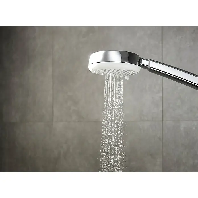 Hansgrohe Crometta Handbrause 100 Vario - Anzahl Funktionen: 4 Stk., Durchmesser: 10 cm, Chrom - Anwendungsbeispiel