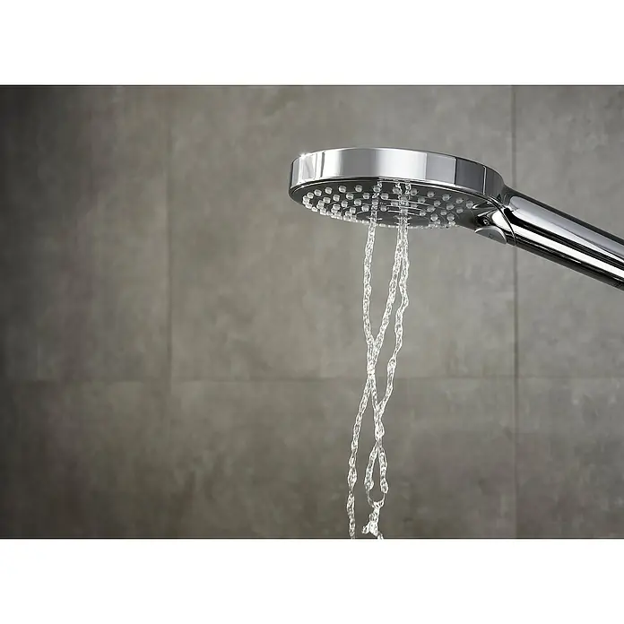 Hansgrohe Handbrause Raindance Select S120 - Durchmesser: 12,5 cm, Anzahl Funktionen: 3 Stk., Select-Taste, Chrom - Anwendungsbeispiel