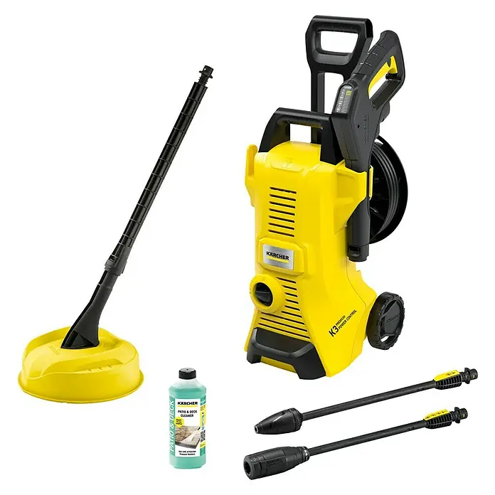 Kärcher Hochdruckreiniger K3 Premium Power Control Home - 1.600 W, Max. Druck: 120 bar, Fördermenge: Max. 380 l/h - Diagonale Ansicht