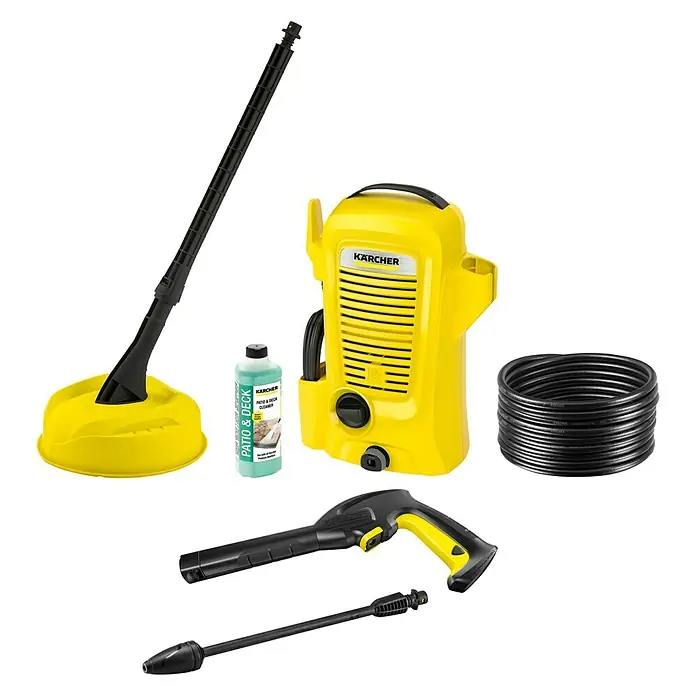 Kärcher Hochdruckreiniger K2 Universal Home - 1.400 W, Max. Druck: 110 bar, Fördermenge: 360 l/h - Diagonale Ansicht