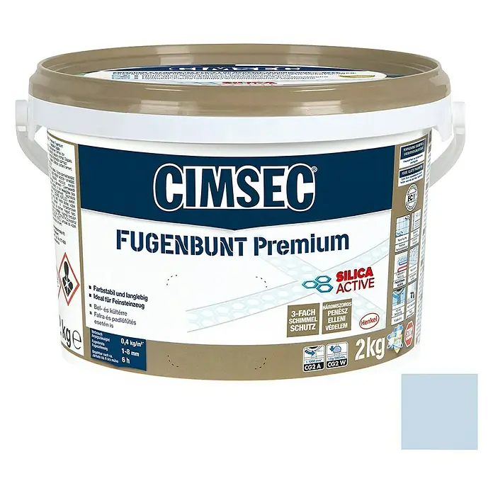 Cimsec Fugenmörtel Fugenbunt Premium - Sky, 2 kg - Vorderansicht
