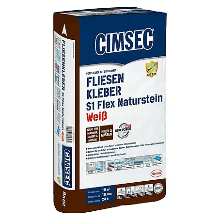 Cimsec  Fliesenkleber S1 Flex Naturstein