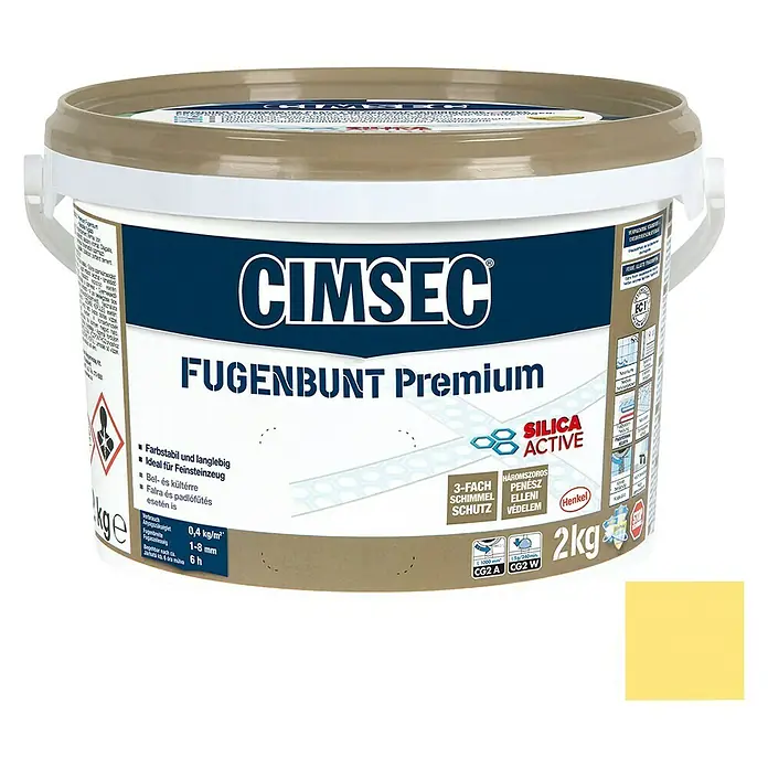 Cimsec Fugenmörtel Fugenbunt Premium - Sahara, 2 kg - Vorderansicht
