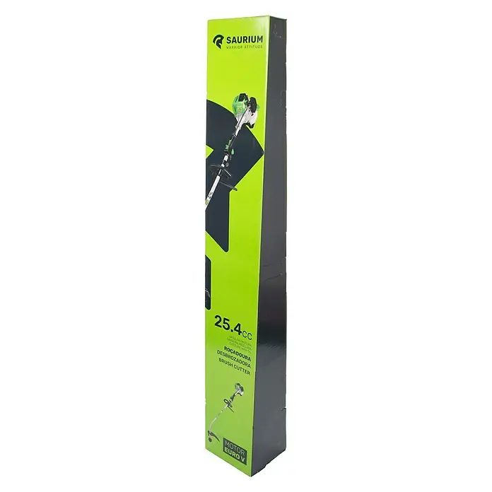 Recortabordes de gasolina Saurium - 700 W, Ancho de corte: 25,5 cm - Vista angular