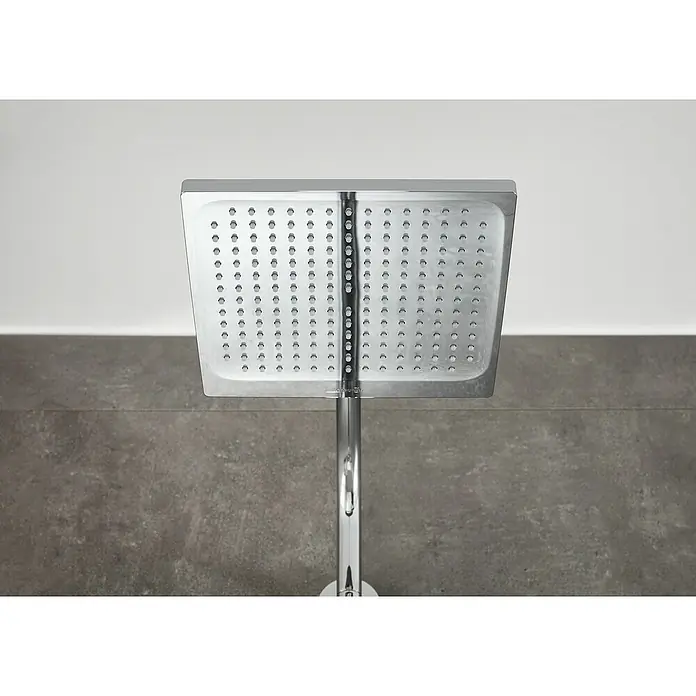 Hansgrohe Crometta Duschsystem E 240 - Mit Thermostatarmatur, Lochabstand: 103,4 cm, Anzahl Strahlarten: 2 Stk., Chrom - Detailaufnahme