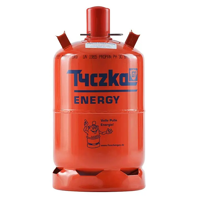 Tyczka Energy Propangas-Flasche Pfandflasche ohne Füllung* - Fassungsvermögen: 11 kg - Vorderansicht