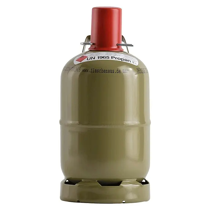 Tyczka Energy Propangas-Flasche Eigentumsflasche ohne Füllung* - Fassungsvermögen: 5 kg - Vorderansicht