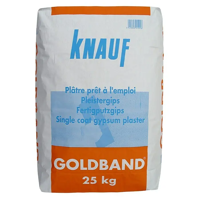 Knauf Binnenpleister Goldband 25 kg - 25 kg - Vooraanzicht