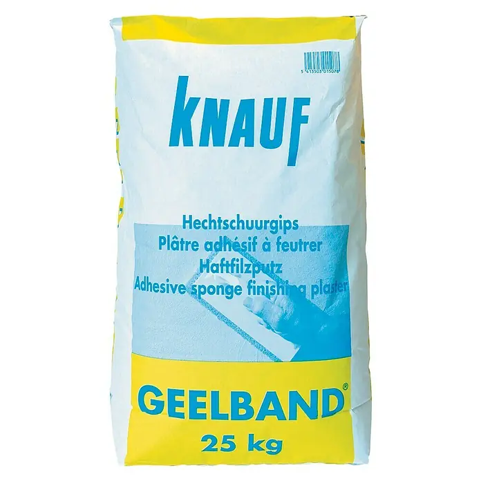Knauf Binnenpleister Geelband 25 kg - 25 kg - Vooraanzicht