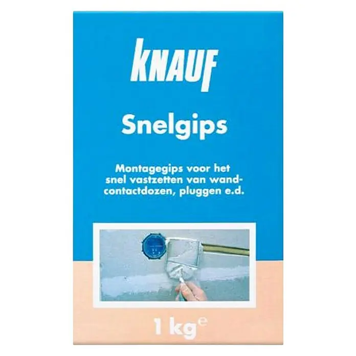 Knauf Montagegips 1 kg - 1 kg - Vooraanzicht
