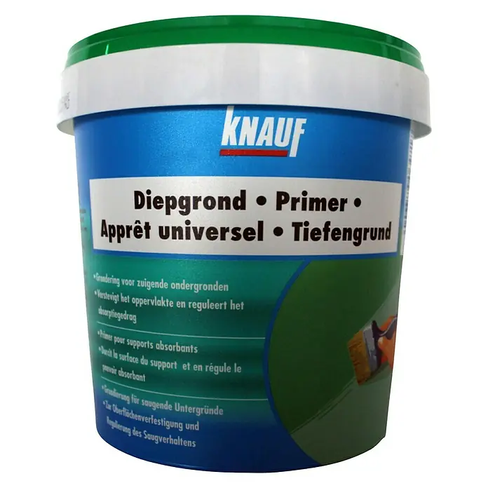 Knauf Voorstrijk Diepgrond 1 liter - 1 l - Vooraanzicht