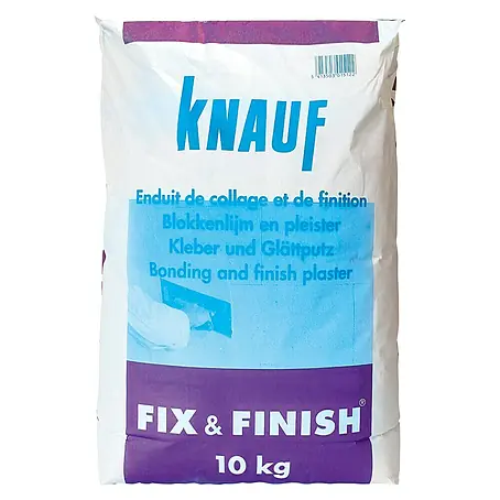 Knauf  Afwerkpleister Fix & Finish gipsmortel 10 kg