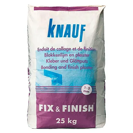 Knauf  Afwerkpleister Fix & Finish gipsmortel 25 kg