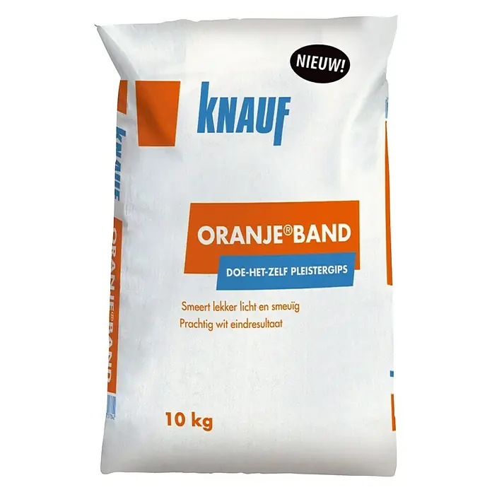 Knauf Binnenpleister Oranjeband 10 kg - 10 kg - Vooraanzicht