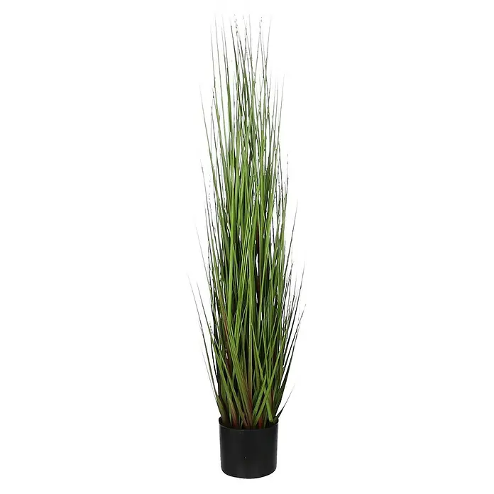 Planta artificial gramínea - Altura: 115 cm, Plástico - Vista frontal