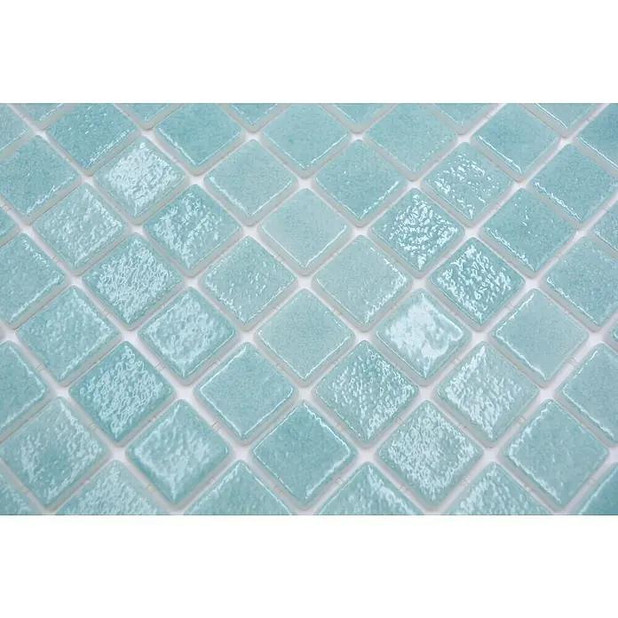 Mosaikfliese Eco Niebla VP503PUR - 31,6 x 31,6 cm, Grün, Glänzend - Detailaufnahme