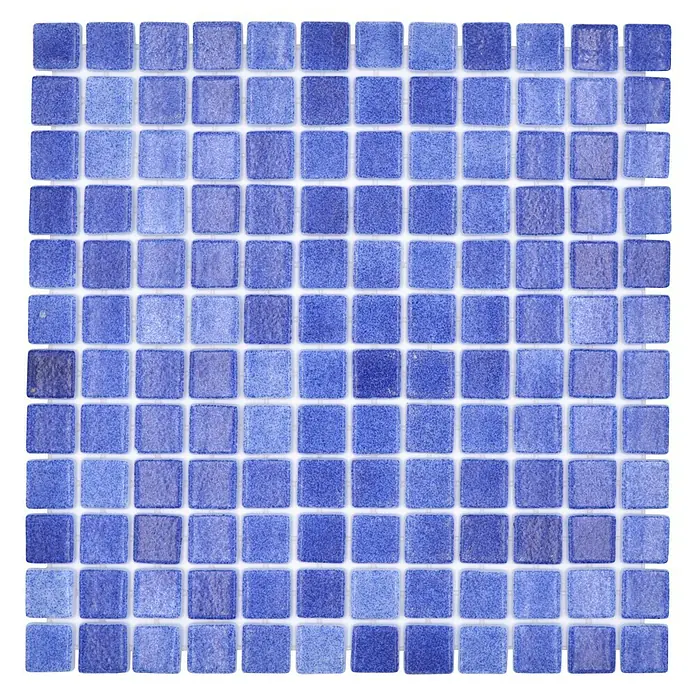Mosaikfliese Eco Niebla VP508PAT - 31,6 x 31,6 cm, Navy-Blau, Matt - Draufsicht