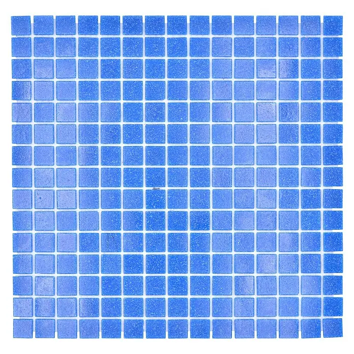 Mosaikfliese Quadrat Crystal Uni GM A 38P - 32,7 x 30,5 cm, Dunkelblau, Glänzend - Draufsicht
